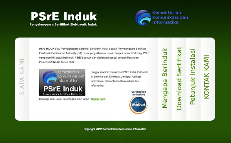 DiskominfoKKA's tweet photo. Root CA Kominfo Telah Diakui Webstrust Canada
https://t.co/zBxTIdYPOg https://t.co/smtDHXjJAC