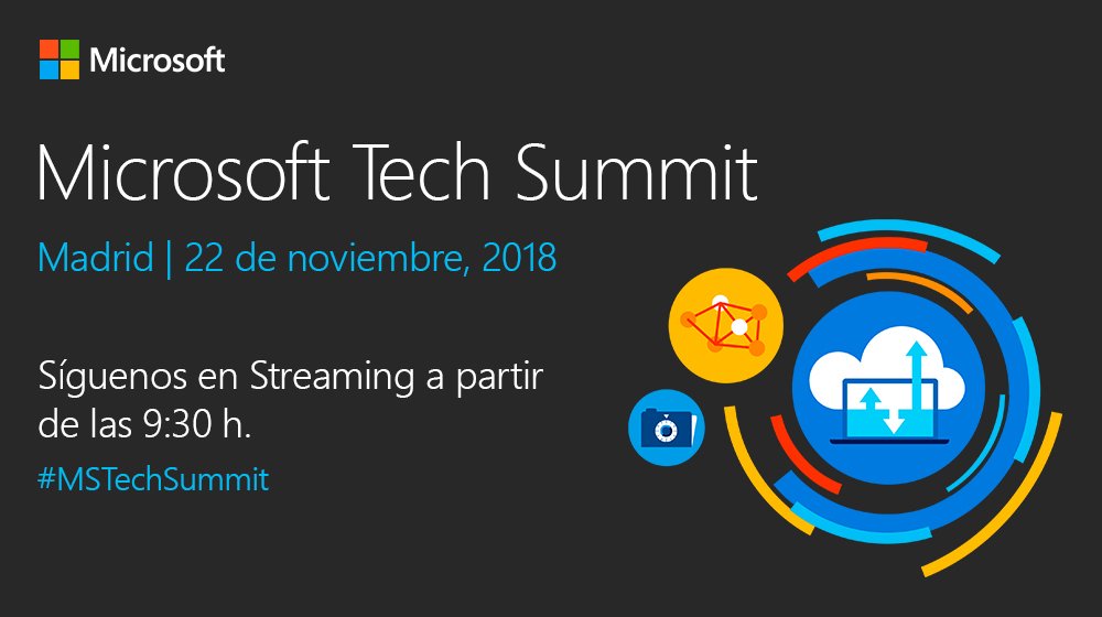 ¿No puedes asistir al #MSTechSummit en Madrid? No te preocupes, puedes seguirlo en streaming a través de este enlace: msft.social/alj2dz