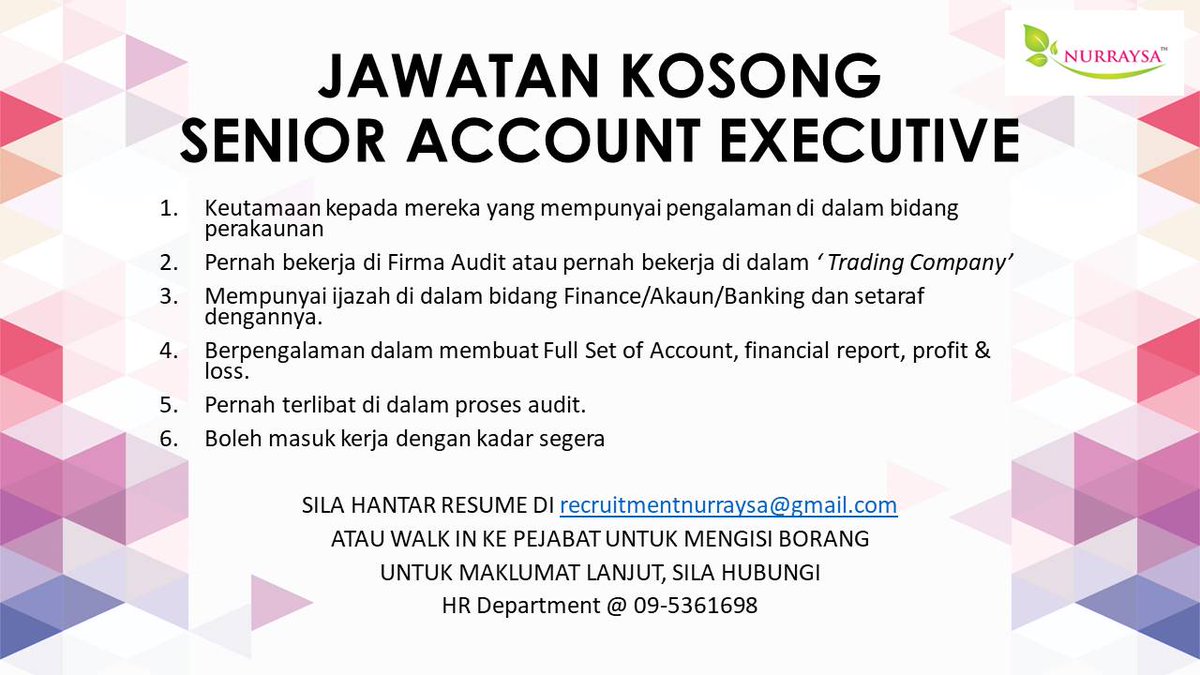 Nour On Twitter Vacancy Jawatan Kosong Di Nurraysa Global Sdn Bhd Kuantan Sebagai Pengurus Pemasaran Kuantantv Gambangtv Twt Kerja Vacanciesmy Twt Iklankerja Twt Mkhcareer Sebarkerja Kerjakosongla Tweet Iklann Kerjakosong Kuantan