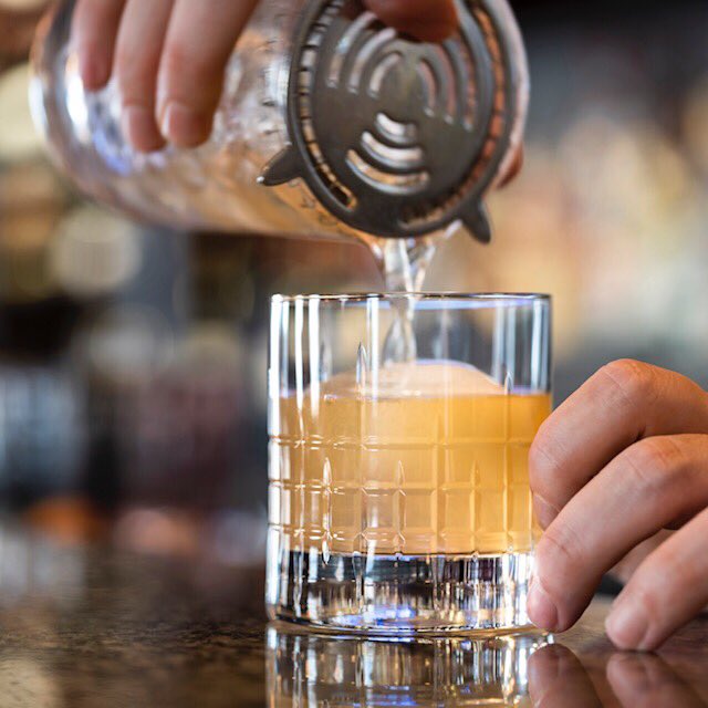 Join us in the lounge and let our drink master Mitch Vernaroli mix you up a cocktail from our classic or signature list. There's sure to be one that catches your eye like our favourite Falcon Tears. #yyc #yycdrinks #cocktails #cheers