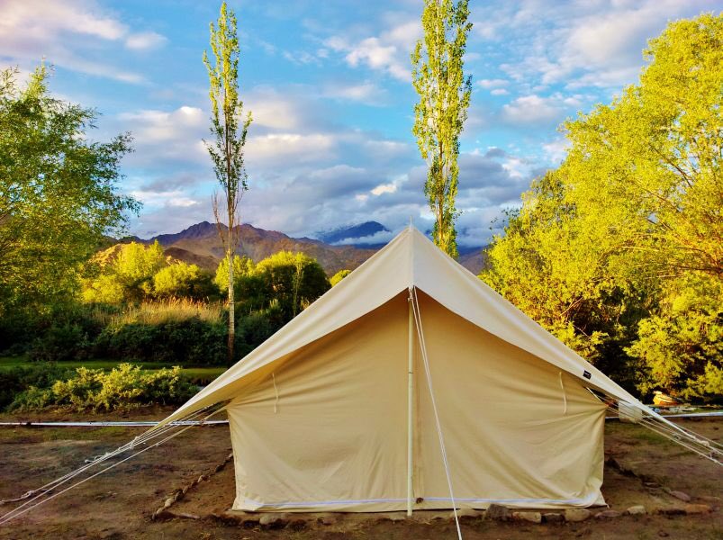 Mornings at our Leh camping site!

Tag your friend with whom you would like to go for camping in Leh.

#bikamp #bikampadventures #leh #ladakh #camping #campinghacks #campingfood #campinggear #camping⛺️ #campingweekend #campingfun #campingout #glamping #hiking #biking #adventure