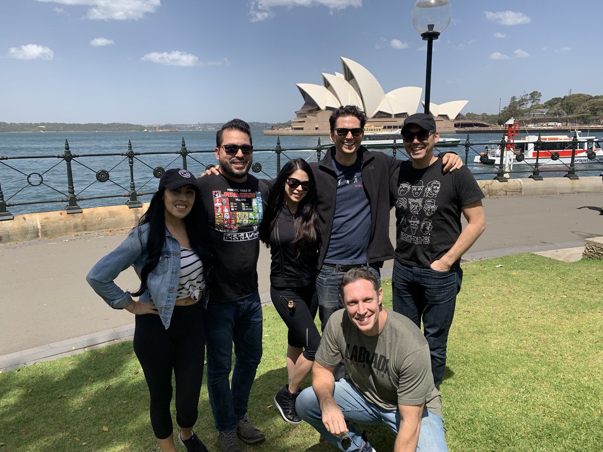 stevebyrnelive's tweet photo. With the crew here in SYDNEY getting ready for @SydneyLiftOff Festival tonight screening “Always Amazing” https://t.co/jnj95vYCZ1