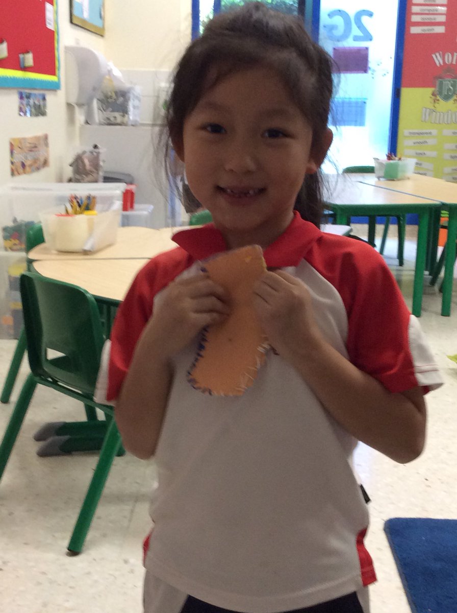 JPS_Year2's tweet photo. We are so proud of our sewing skills in #JPS2G this week. Check out our socks! #JPSConceptualLearning https://t.co/QVht9Y0wpF
