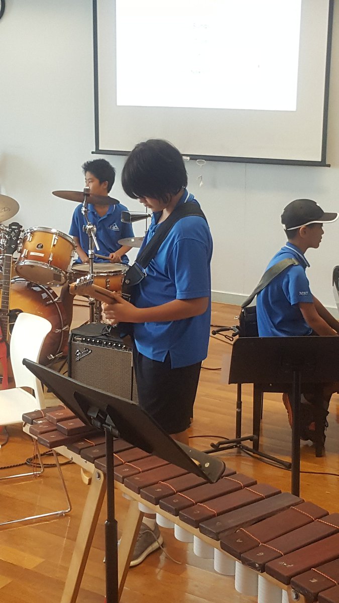 Cranking out the times in front of the entire year level. #NISTis sharing our learning <a href="/NISTSchool/">NIST Int. School</a>