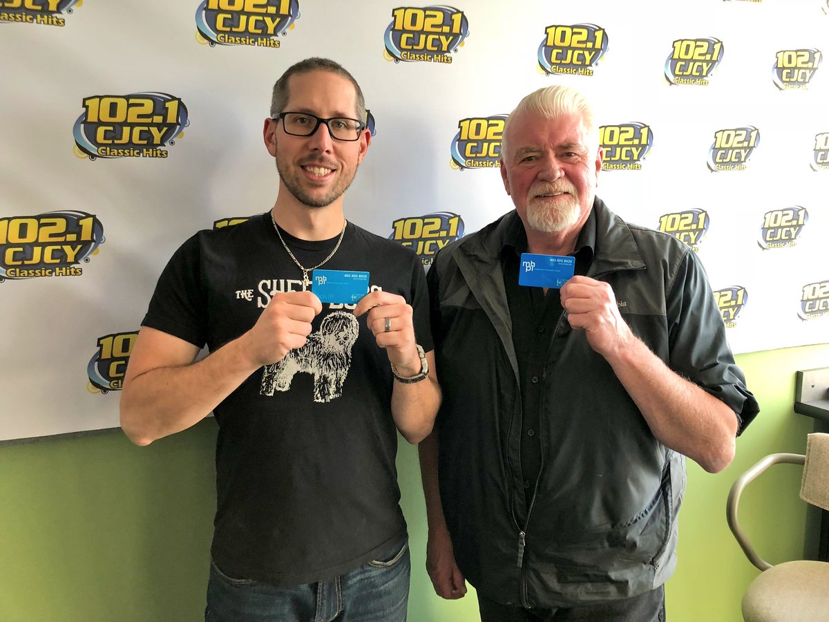 MHPublicLibrary's tweet photo. The wise guys @cjcyfm have library cards! Full disclosure: John’s is only about 12-hours old but, we have full confidence that he’ll soon find MANY reasons to use it! If you need a reason to get your own library card, here’s 103 of them: https://t.co/TmHFiWbEGR. #medhat #MHPLDay https://t.co/8xyFoHMqCG