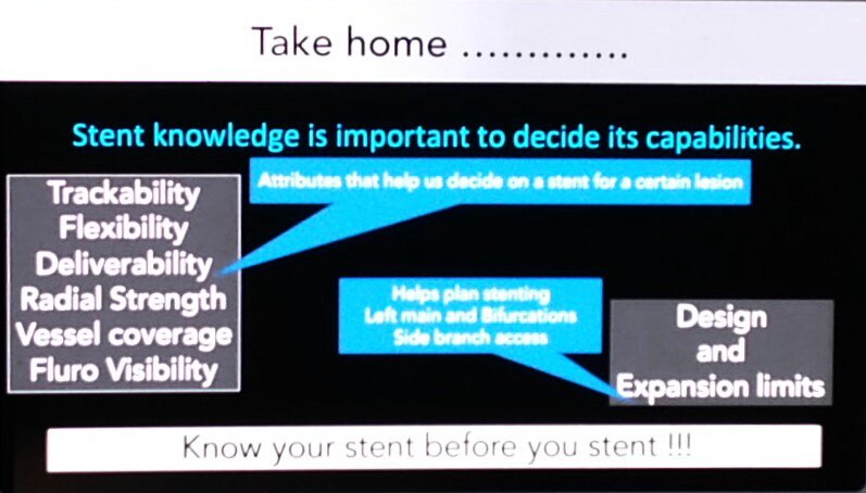 KrishnarpanC's tweet photo. Knowing your Stent makes all the difference. Maximal expansion limit to be kept in mind while planning bifurcation. #CSI2018 #cardioTwitter @CSI2018Mumbai https://t.co/mp6TYzB4cD