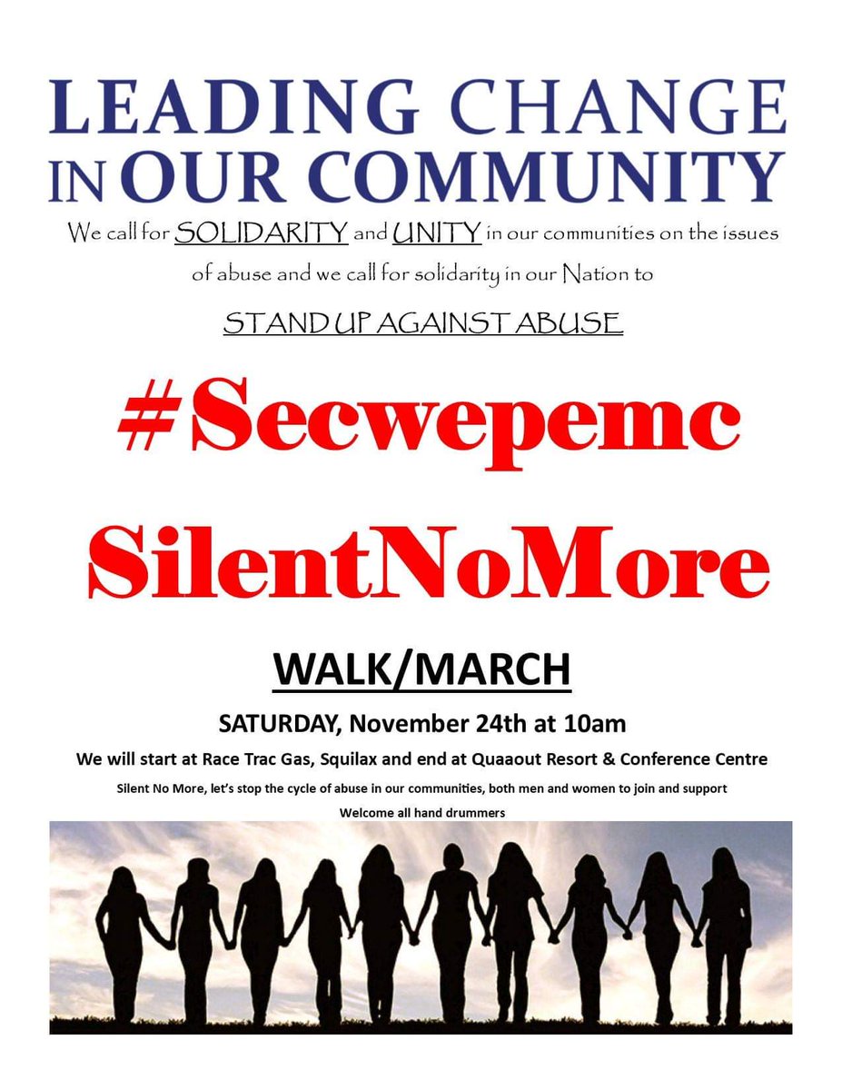 francoisdawn7's tweet photo. Everyone invited #secwepemcsilentnomore #endingviolenceagainstwomenchildren 
#secwepemc https://t.co/PtfSARdMr9
