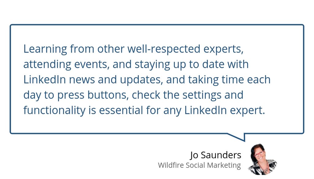 JoSaundersAU's tweet photo. The LinkedIn Expert List https://t.co/p4eAG6mTRX #LinkedIn #LinkedInforCompanies #JillianBullock #JoSaunders https://t.co/LLpYIPP79W