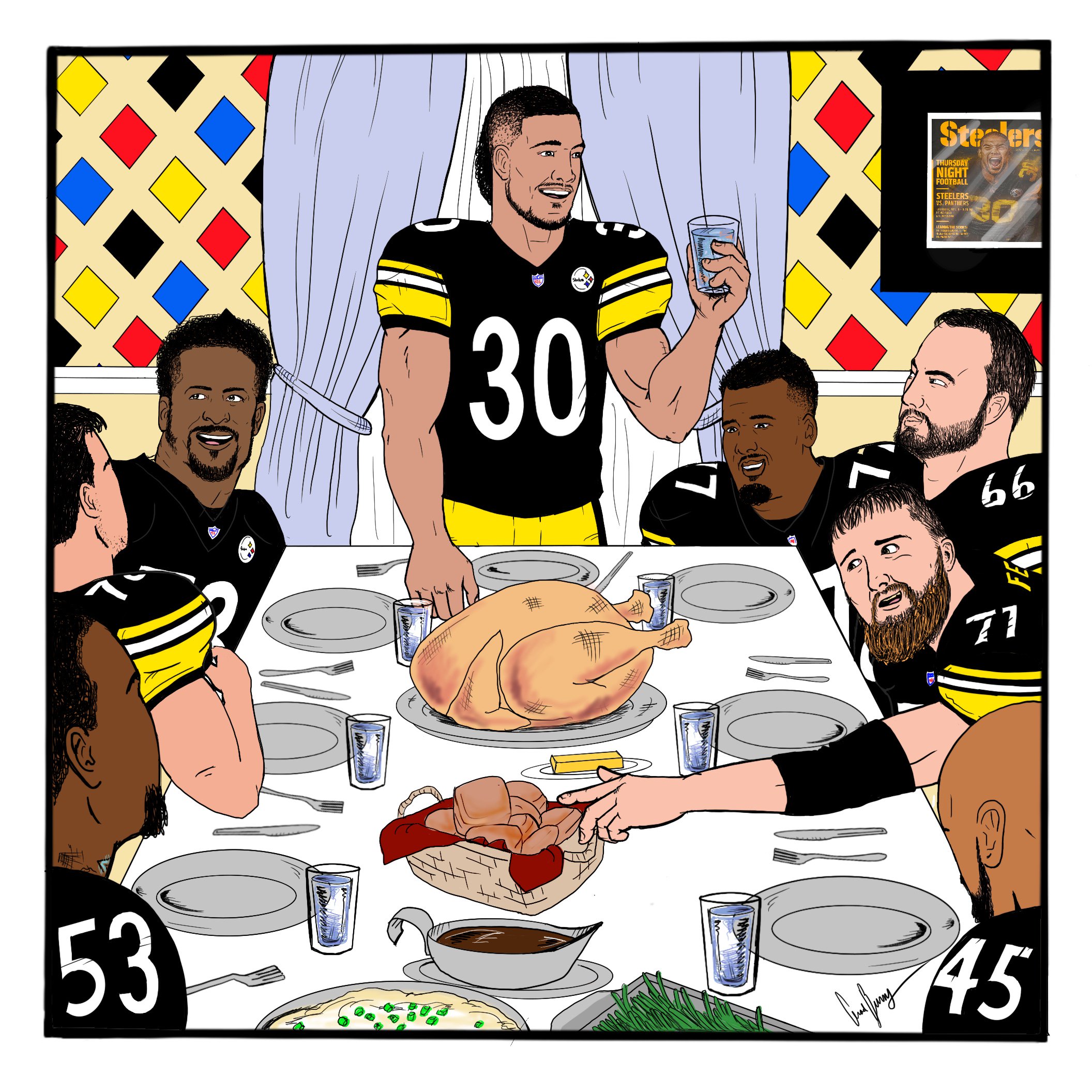 Pittsburgh Steelers on X: 'Let's eat. #Thanksgiving