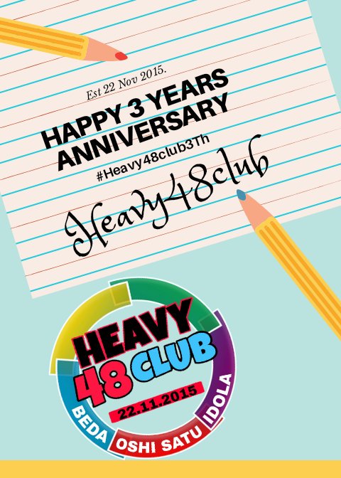 Heavy48_Club's tweet photo. Wah tepat hari ini kita ulang thun ke 3 smoga masih aktif trus d thun" brikut nya 😊. 

hopefully can still there is and always solid. https://t.co/0rRKYZGuil