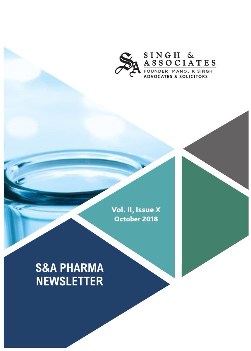SandALawOffices's tweet photo. S&amp;A Pharma Newsletter for October is here!
Read the full newsletter @ https://t.co/0ZvN8groGG
#newsupdates #pharmanews #Pharmaupdates #pharmanewsletter #Strengthinpractice https://t.co/EwNGCdBQhc