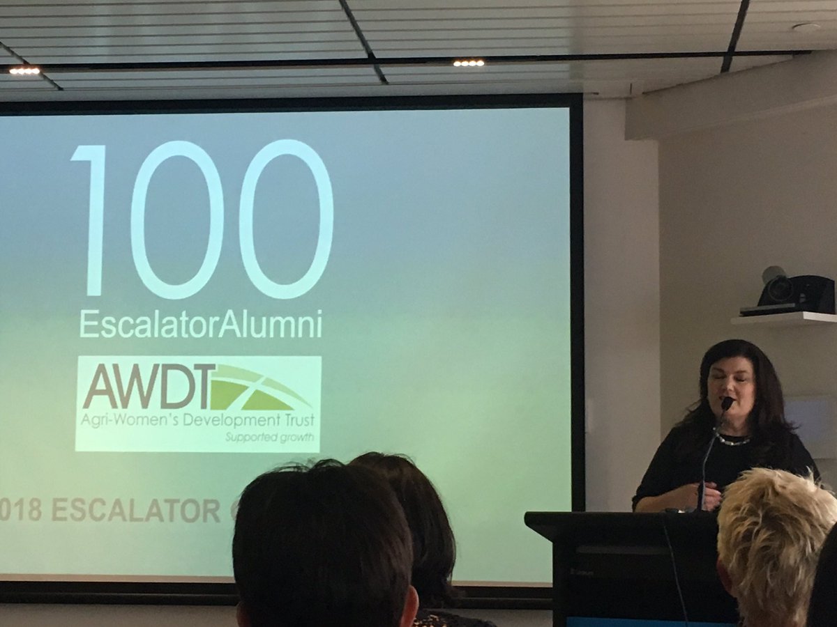 Privileged  to represent <a href="/ANZ_NZ/">ANZ NZ</a>  at the AWDT. Escalator Graduation evening. <a href="/AWDTNZ/">AWDT</a> . What a rewarding sponsorship  supporting Wonen in the Agri sector.
