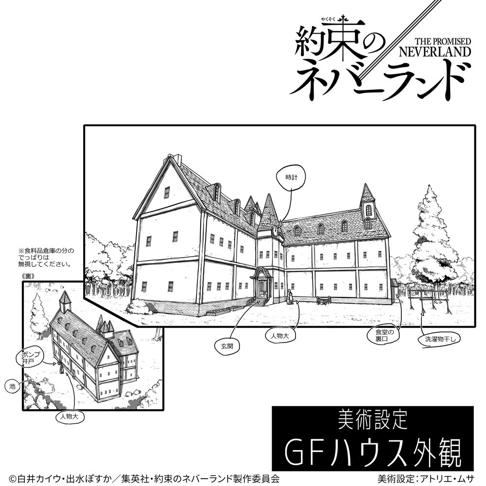 約束のネバーランド 公式 毎日更新 アニメ 約ネバ 制作レポ 本日は美術設定 Gf グレイス フィールド ハウス外観 をご紹介 これまでのレポートはこちら T Co Vboqk9acve 公式サイト T Co Fbci27dudl 約束の