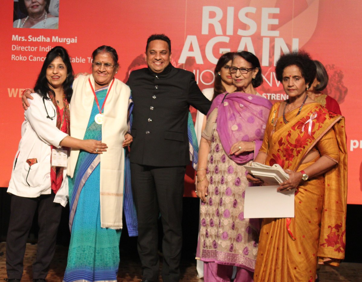SarveshSays's tweet photo. It was my privilege to honor and handhold these #cancer survivors at 'Rise Again' a fashion runway organized by #LSFoundation at #Artemis Hospital, #Gurugram. It was a wonderful initiative which honored doctors and patients who won their battle against cancer. @HospitalArtemis https://t.co/upYUq9yr6v