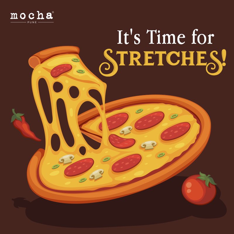 The only exercise you would regularly follow!
#Mocha #MochaPune #Pune #PuneFoodies #Foodies #Fun #Foodgasm #BuzzFeed #KoregaonPark #FoodBlogger
