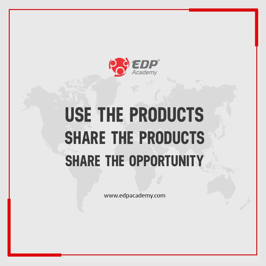 edpacademy's tweet photo. Use the Products, Share the Products, Share the Opportunity@ https://t.co/Vt8XbClzCG

#edp #business #opportunity #products #attitude #success #goals #mentor https://t.co/VFdoJT9Kju