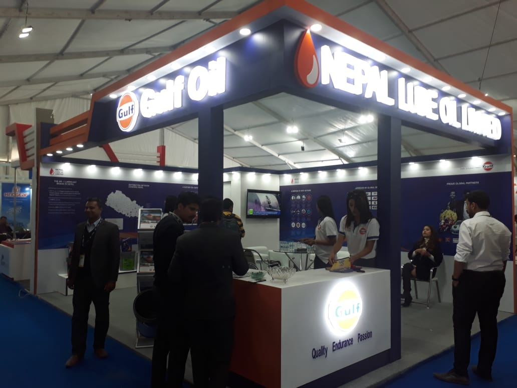 NepalLubeOil's tweet photo. ConMac 2018 - Day 1. The largest Construction Equipment Exhibition.
#NLOL #Gulf #ConMac2018 https://t.co/MGhGxXe7dU