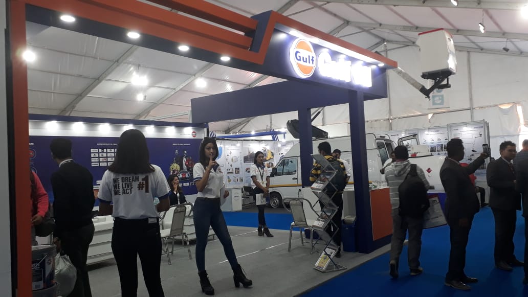 NepalLubeOil's tweet photo. ConMac 2018 - Day 1. The largest Construction Equipment Exhibition.
#NLOL #Gulf #ConMac2018 https://t.co/MGhGxXe7dU