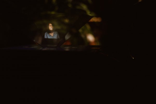 Tanya’s holographic work at the ColabNowNow exhibition