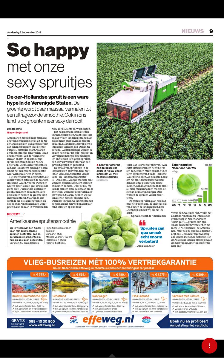 Zo, dat is eens nog eens een goede kop voor een artikel👍met dank aan het AD!