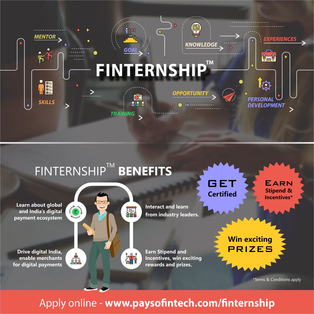 paysofintech's tweet photo. Looking for a fun &amp; informative internship program in Pune &amp; Indore that acquaints you with India's largest growing financial ecosystem of mobile payments?

https://t.co/zgu7r7n2zk

Enroll Now. Hurry! Limited Seats Only
#PaysoFinternship #Internship #Digitalpayments https://t.co/4L7ThnciN7