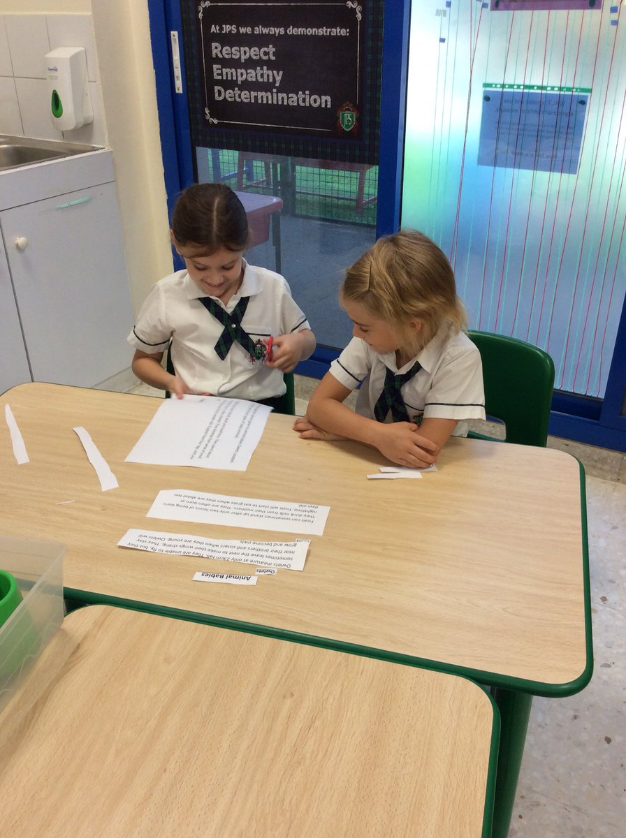 JPS_Year2's tweet photo. #JPS2G have been working collaboratively investigating the features of information reports today. #JPSenglish #JPSlearningpowers https://t.co/3wr9a6hkBN