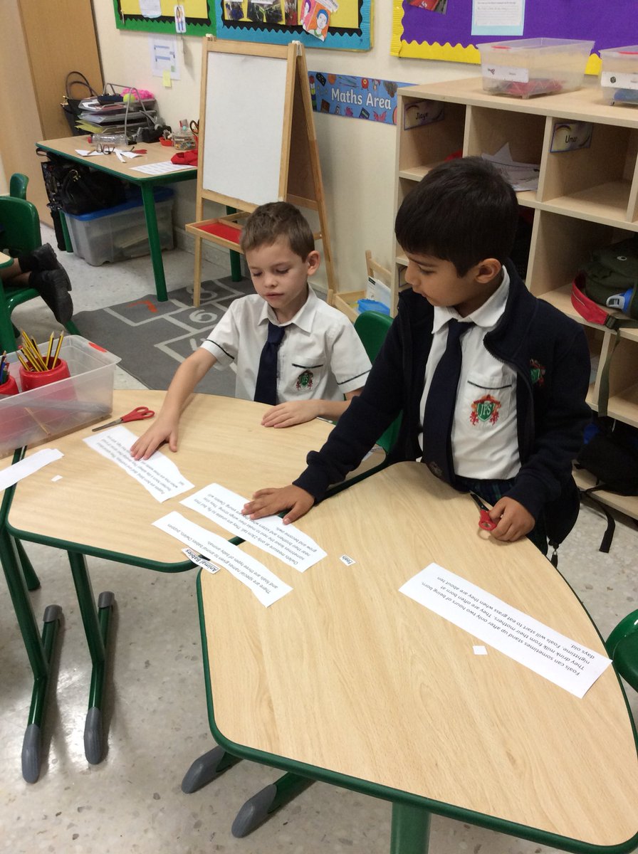 JPS_Year2's tweet photo. #JPS2G have been working collaboratively investigating the features of information reports today. #JPSenglish #JPSlearningpowers https://t.co/3wr9a6hkBN