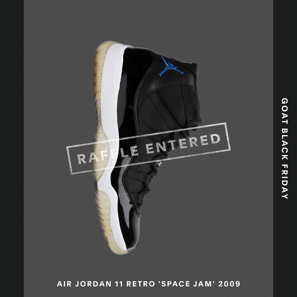 ckl970924's tweet photo. Enter the #GOATBlackFriday Raffle for your chance to win the most coveted sneakers and other prizes. @goatapp https://t.co/Ou64xZJqjW https://t.co/qr4ZcLAIDP
