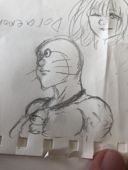 @masamoku_jp 毎朝のドラえもん? 