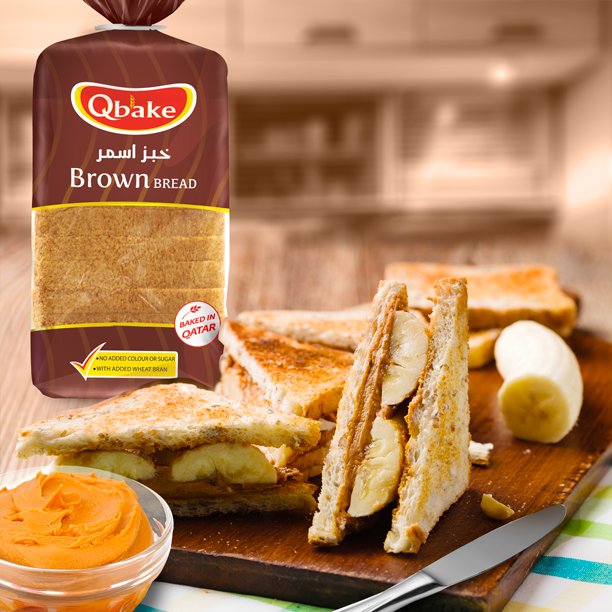 QbakeArabia's tweet photo. The classic peanut butter and banana sandwiches, made best using Qbake Brown Bread
#Qatar #Doha #MadeinQatar #Qbake #BakedFresh
سندويتشات زبدة الفول السوداني والموز الكلاسيكية أكيد ألذ
مع الخبز الأسمر من Qbake
#قطر #الدوحة #صنع_في_قطر #Qbake #مخبوزات_طازجة https://t.co/wtJw9pwjyA