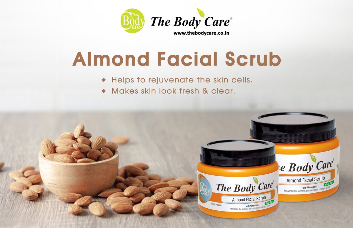BODYCAREINDIA_'s tweet photo. Now make your skin cheer😊by, THE BODY CARE ALMOND FACE SCRUB makes your skin look fresh and clear😇.
.
.
🏵️THE BODY CARE ALMOND FACE SCRUB🏵️
#almondscrub #scrub #facialscrub #facecare #skincare #almond #facial #thebodycare https://t.co/JJYAMU35gD