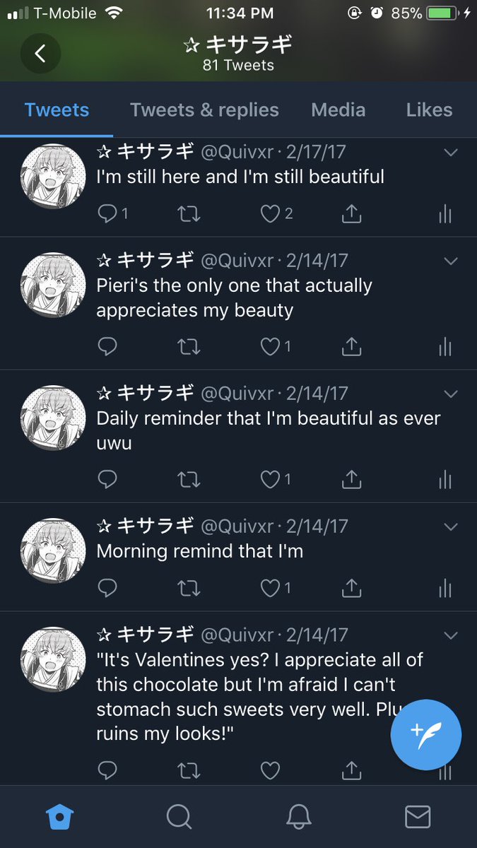 //looking back on this account when it was once Nishiki is so wild,