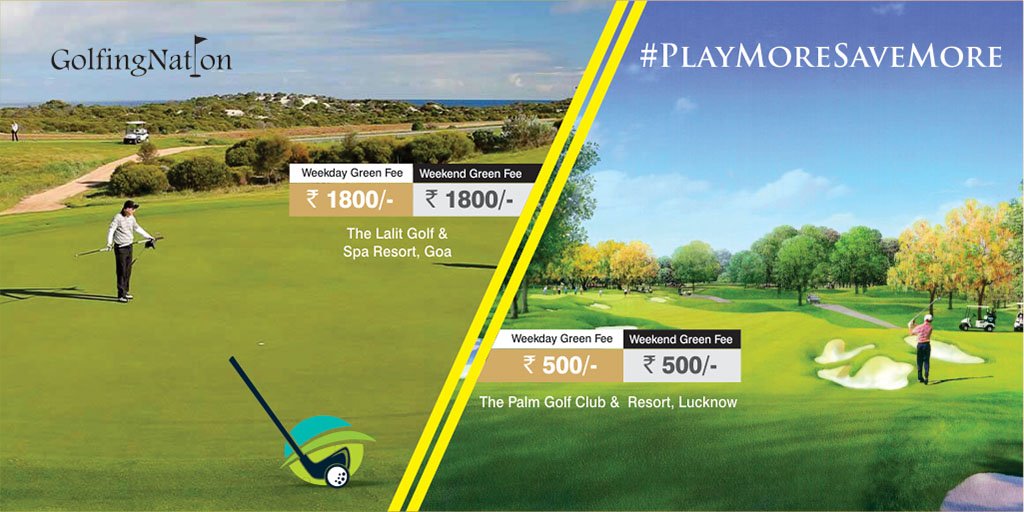 golfingnation's tweet image. #GolflingNation presents attractive discounts on Tee Time. Book Your slots at various #Golf #Courses in #Noida and other. Visit golflingnation.com