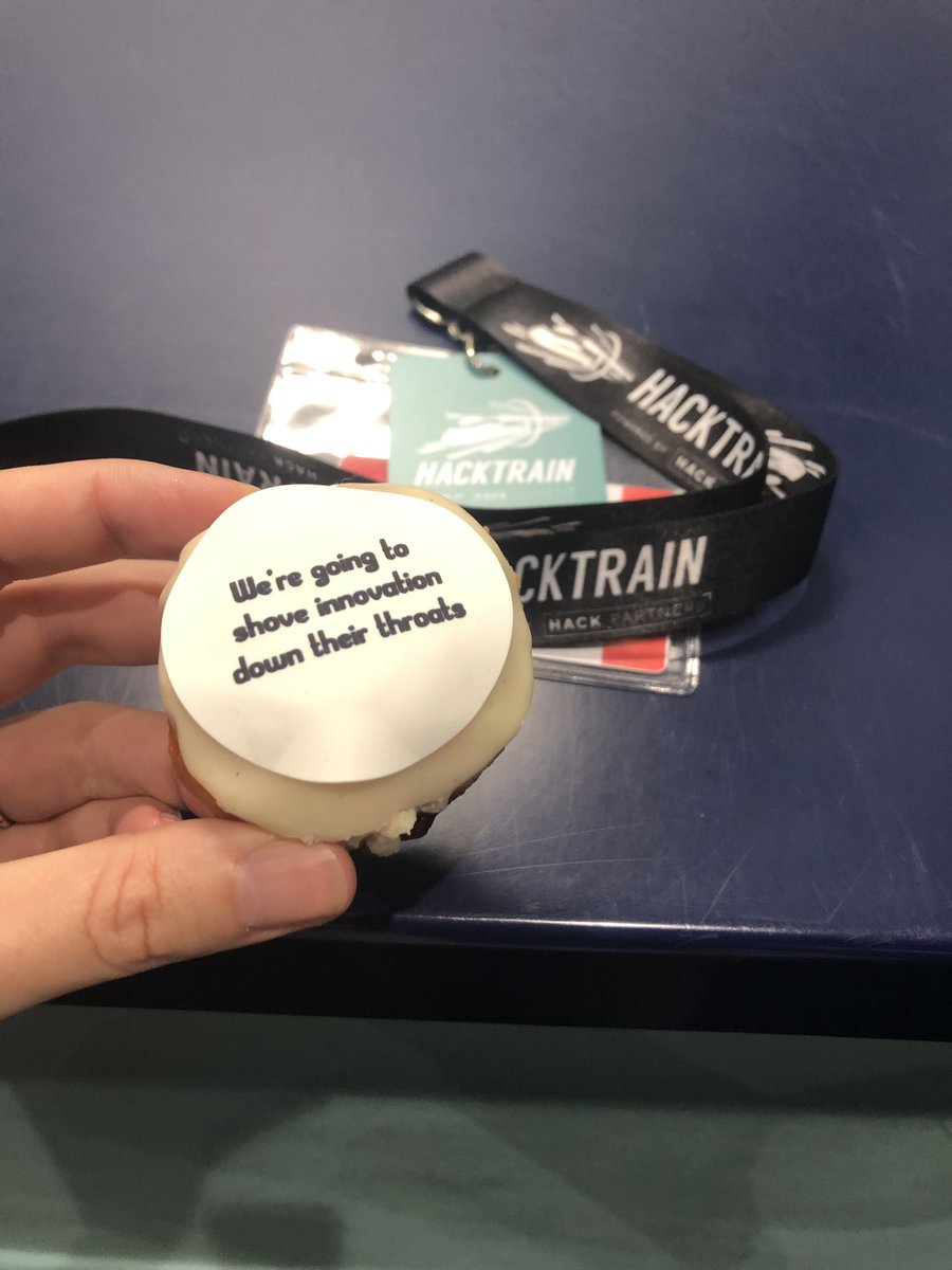 FranziskaBucher's tweet image. Very different topic (at least for me), but extremely interesting to attend the #HackTrainConf. Great to see how @HackPartners are pushing #digitalization and #innovation forward! And great doughnuts lol