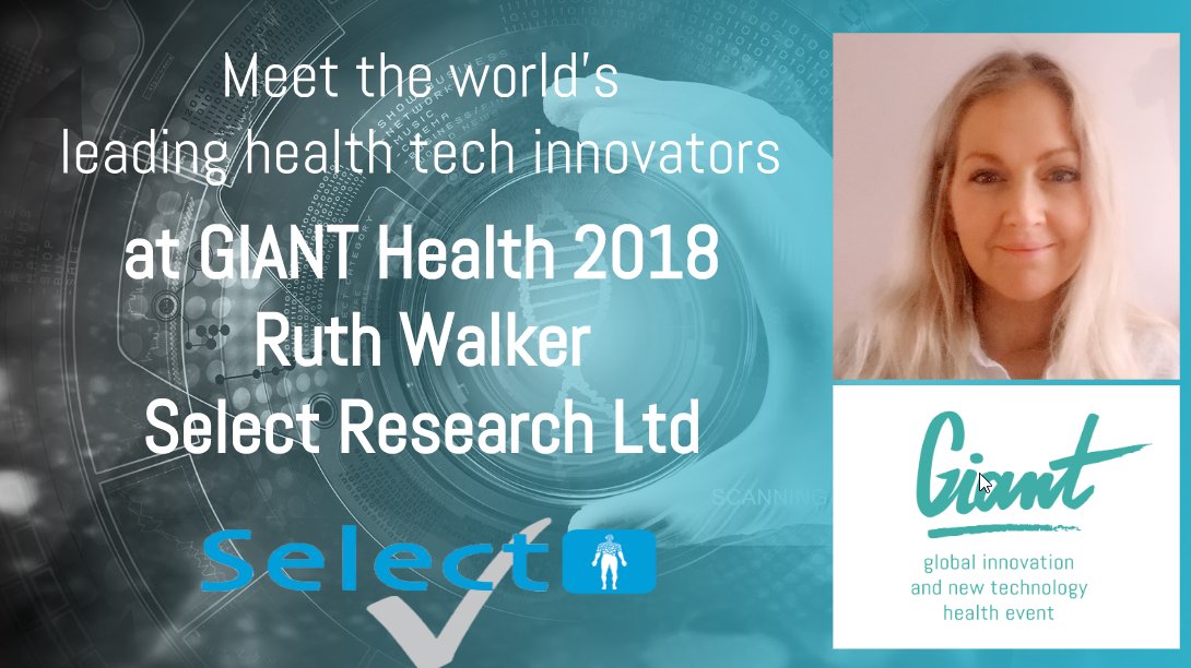 #imGoingToGiantHealth2018

#GIANThealth2018

Meet the world’s leading healthtech innovators.

Ruth Walker
Select Research Ltd
<a href="/bodyvolume/">Body Volume Index (BVI)</a>

gianthealthevent.com/tickets 

#innovation #event #London #healthcare #technology #wellness