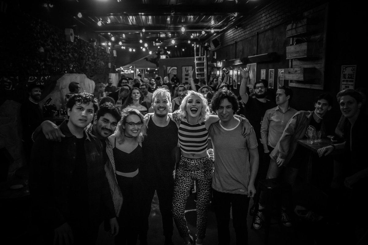 icallval's tweet photo. BUT LOOK AT ALL THE BEAUTIFUL FACES AT OUR LAUNCH 😍
Captured by the equally beautiful Andy Brunn!
#ICallVal
#launchparty #blackmilkclothing #sceneinperth #perthunderground #amazing_wa #helloperth #frontwoman #frontwomen #crowd #localshow #offstage #supportlocalmusicians https://t.co/zBkFBRA6Eu