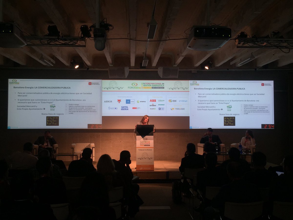 En #FOROGEn se expone el modelo de éxito de la comercializadora pública de energía eléctrica de <a href="/HabitatCluster/">Habitat Cluster BCN</a> <a href="/BCN_Ecologia/">BCN_Ecologia</a> sin duda un gran paso en el cambio de modelo que se avecina
<a href="/clusterEE/">Clúster de l'Energia Eficient de Catalunya</a> @Asociacion3e