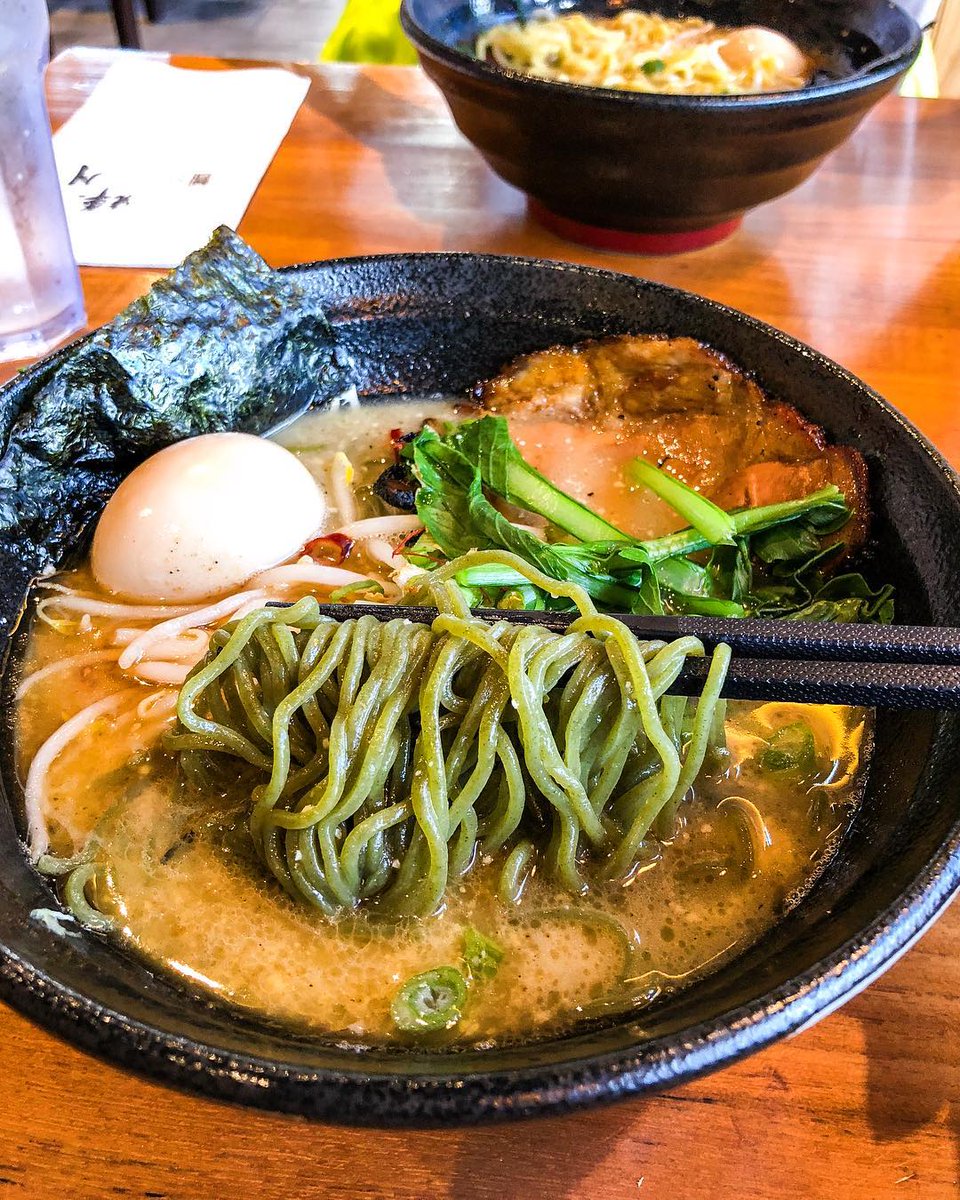 Those kale noodles though 😍

📷 : <a href="/thechristinalu/">Christina</a>

🍜
🍜
🍜
🍜
🍜