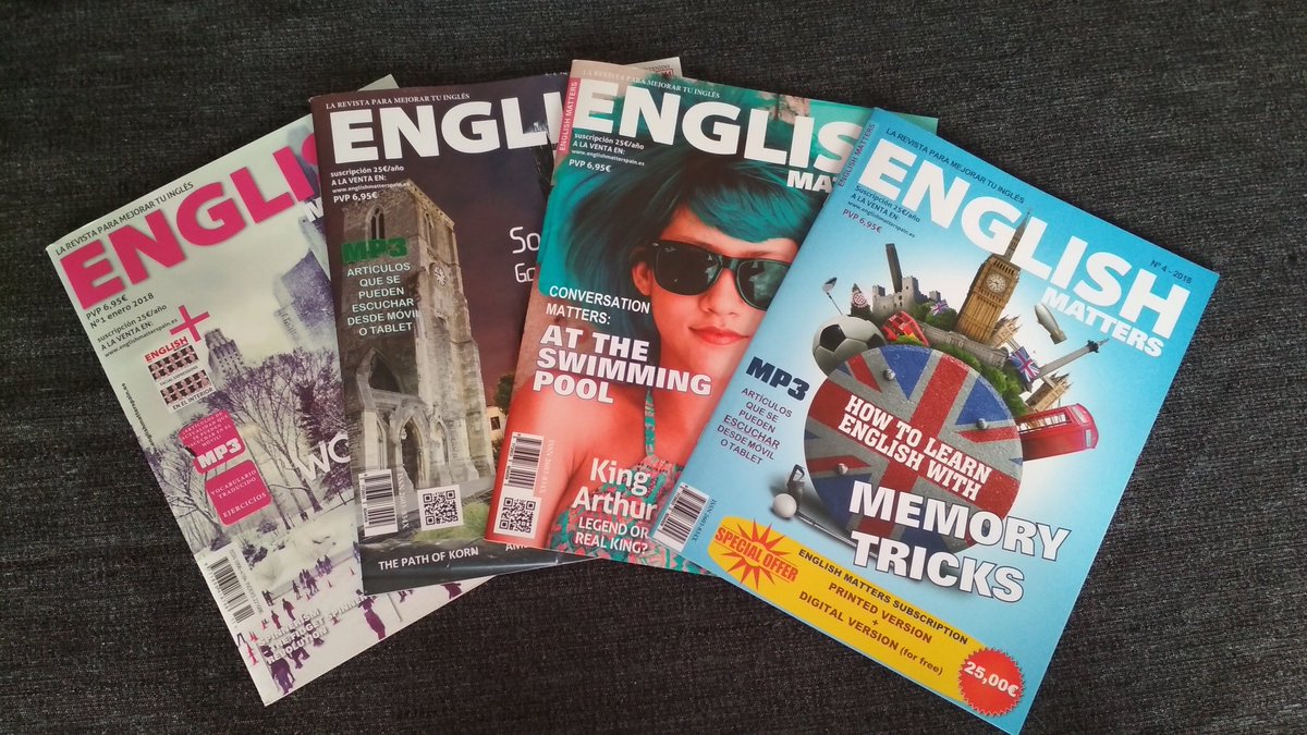 EstefaniaColor's tweet photo. 4 revistas English Matters por solo 10€ (envío incluido). https://t.co/zndTALN3x1 https://t.co/ehPBBJPa3C