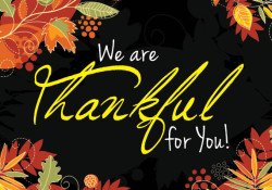 We are thankful for all of you! Happy Thanksgiving from the MHS PTSA!