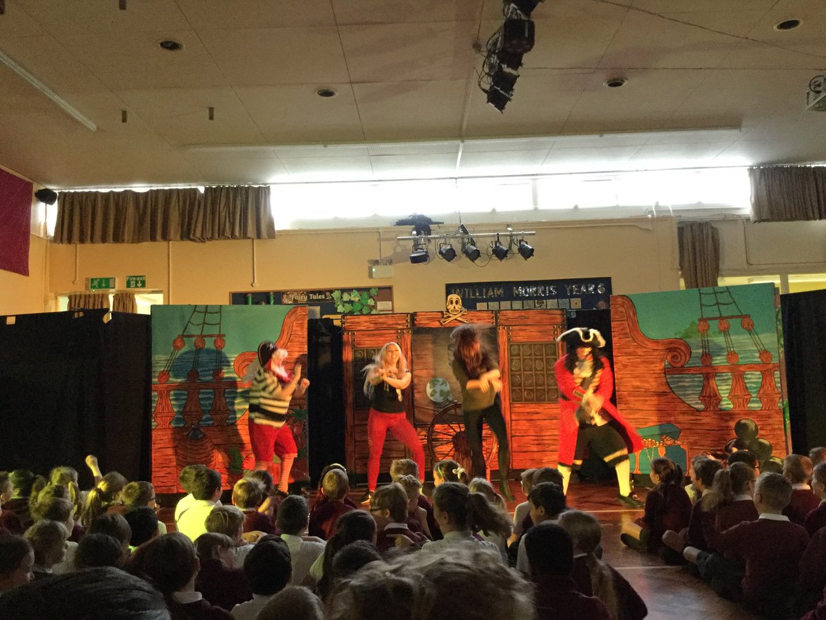 BoxshallMiss's tweet photo. Year6 enjoying the panto last week! Especially Miss McKay and Miss Holt’s dance off! https://t.co/LIJq8Mme9g