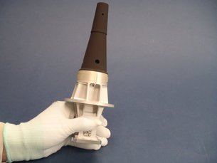 ESA_Tech's tweet photo. This new high-power antenna the size of a large ice cream cone, developed for @ESA by @RuagSpace, will serve the data downlink needs of the coming generation of European Earth-observing satellites #ESATech #ESAAntennaLab #BestEngineeringInEurope: https://t.co/iF8wXmKBKN https://t.co/KxhNOxU8Hs