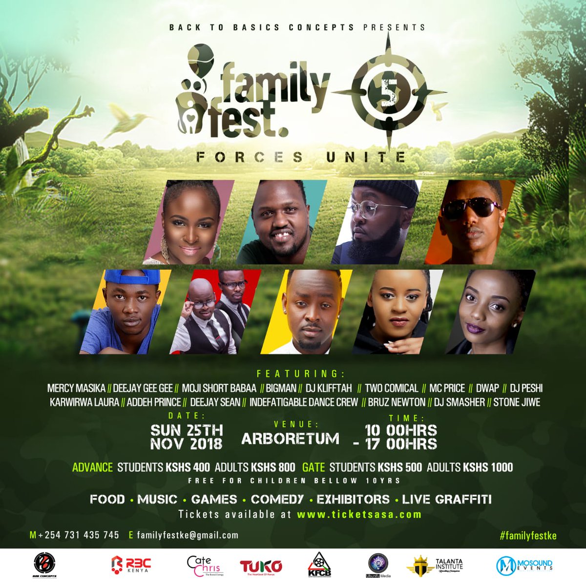 MyMsanii's tweet photo. Another edition!! 

@djggactivist
@mojishortbabaa
@bigmanupbeat
@MercyMasika

#FamilyFestKe #ForcesUnite https://t.co/T1NJOcna7B
