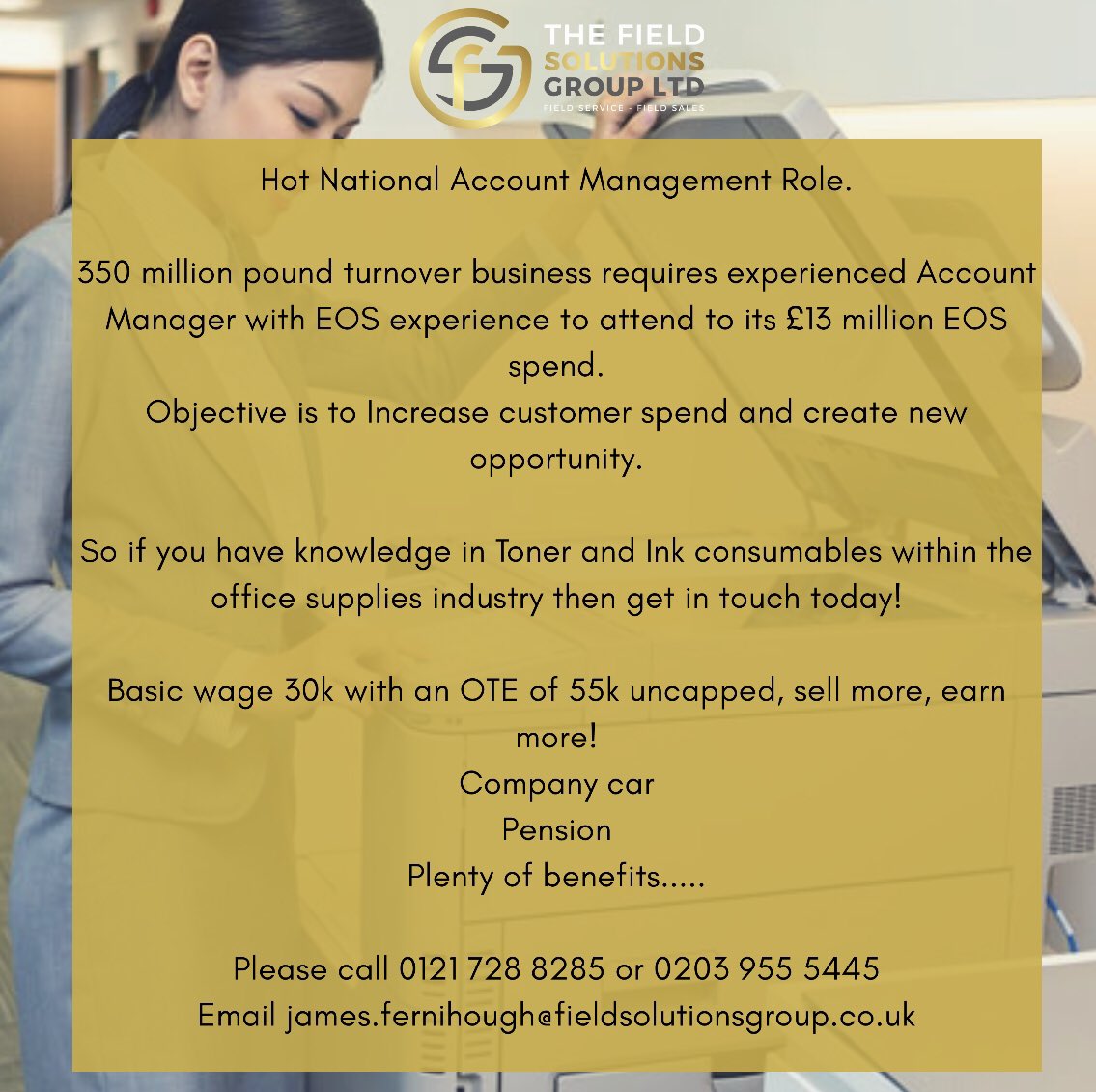 The Field Solutions Group (@fsgrecruit) on Twitter photo 