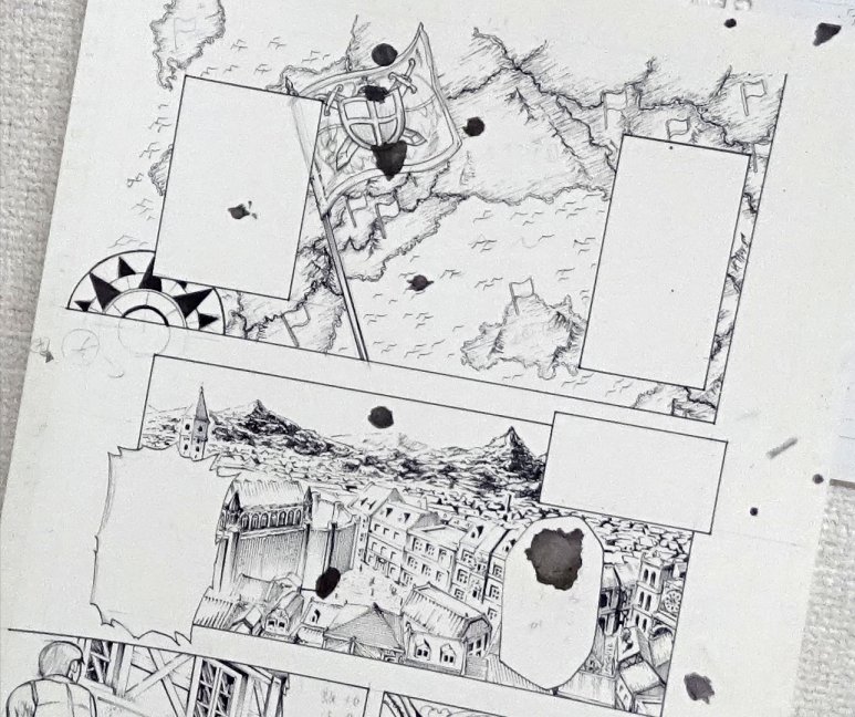 はにゃ～ん((((__'△`)_インクの容器落としてお絵かきとお部屋に墨が散ったのだ…
めんどくさいのだ～ 