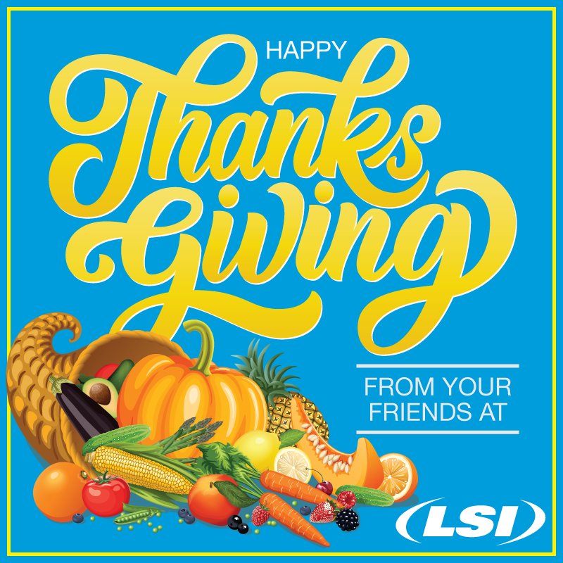 LSIMemphis's tweet photo. We are so thankful to live and work in such an amazing city, state, and country. Thank you to our clients and friends for your business and support!
#Thanksgiving #Thankful #Grateful #Memphis #America #LSIGraphics #ExpandYourBrand https://t.co/Cch3Z03Nzh