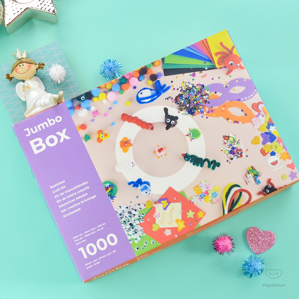 craftfoxes's tweet image. RT @PepMelon: Here's it! 🎄🎁😃 Jumbo Box, full of crafts, creative ideas, and a lot of fun, happiness and cheerful moments. 
🛍azon.ly/pepmelonjumbob…
#crafts #diybox #diygifts  #diygift #crafgift #bastelgeschenk #diyforkids #basteln #pepmelon