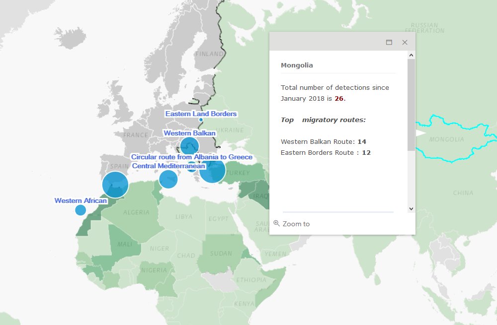 Frontex's tweet photo. So far this year, 26 irregular migrants from Mongolia have crossed Europe’s borders, taking the Western Balkan and Eastern Border routes. Want to know more interesting facts about the migratory situation in Europe? See our brand new Migratory Routes map https://t.co/S1gnmQIi3C https://t.co/K0dmdep1Tf