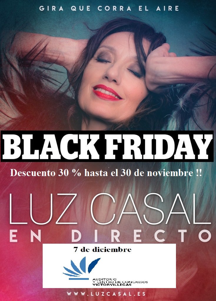 Lluvia de descuentos en <a href="/AUDITORIOMURCIA/">Auditorio Regional Víctor Villegas</a> con motivo del #BlackFriday !!
Aprovechalos !!
bacantix.com/Entradas/?id=A…