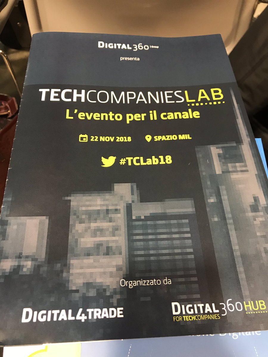 caldera21's tweet photo. “Digital marketing has never been more important for tech companies” - Today at #TCLab18 thanks to @Digital360Group 
@AliceSalvia @ramontani https://t.co/zrG5FjIAOE